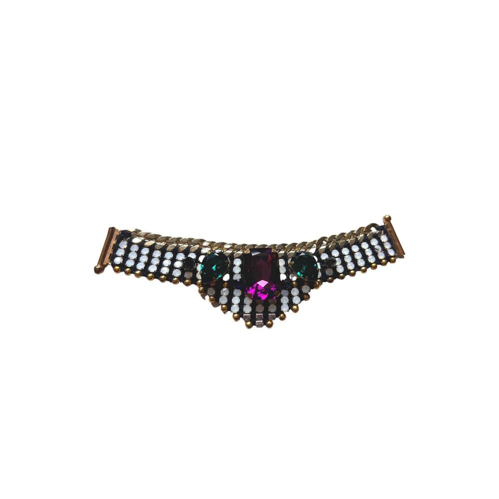 Akong London - 24K Gold Plated White Opal Bracelet